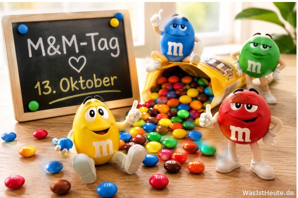 M&M-Tag ist am 13. Oktober: Bunte Schokolinsen im Mittelpunkt