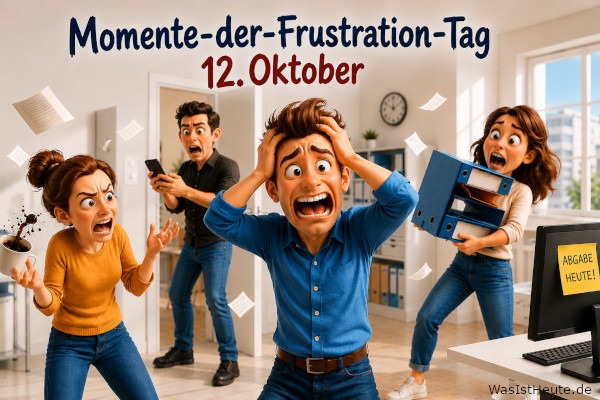 Momente-der-Frustration-Tag ist am 12. Oktober: Kleine Ärgernisse bewusst wahrnehmen