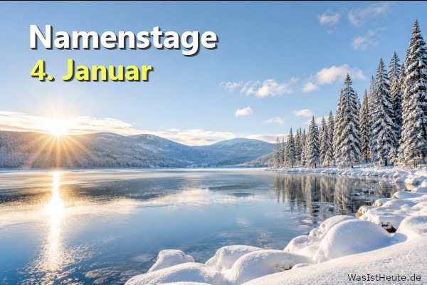 Namenstage am 4. Januar: An diesem Tag wird Angelika, Anneliese, Angela, Elisabeth, Christiana, Christiane gefeiert