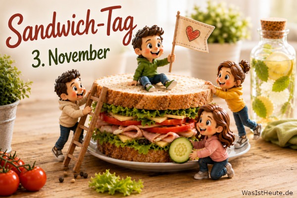 Sandwich-Tag ist am 3. November: Gefüllte Brote im Mittelpunkt