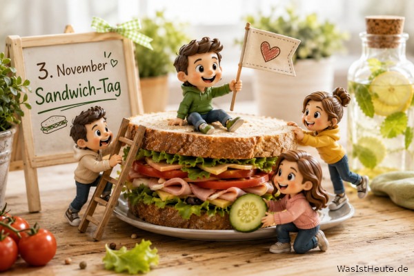 Sandwich-Tag ist am 3. November: Gefüllte Brote im Mittelpunkt