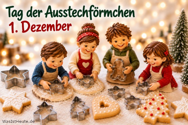 Tag der Ausstechförmchen ist am 1. Dezember: Backformen für festliche Plätzchen