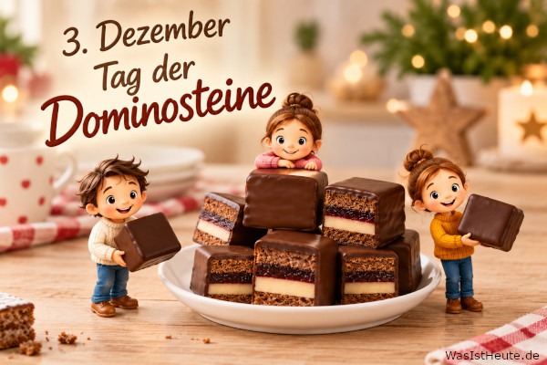Tag der Dominosteine ist am 3. Dezember: Süße Tradition zur Adventszeit