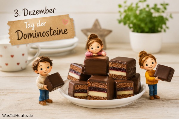 Tag der Dominosteine ist am 3. Dezember: Süße Tradition zur Adventszeit