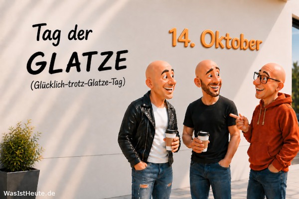 Tag der Glatze (Glücklich-trotz-Glatze-Tag) ist am 14. Oktober: Selbstbewusstsein ohne Haare feiern