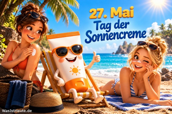 Tag der Sonnencreme ist am 27. Mai: Schutz vor starker UV-Strahlung