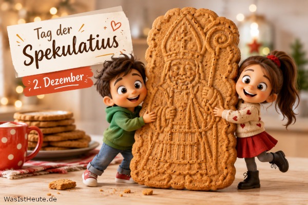 Tag der Spekulatius ist am 2. Dezember: Würziges Gebäck im Advent