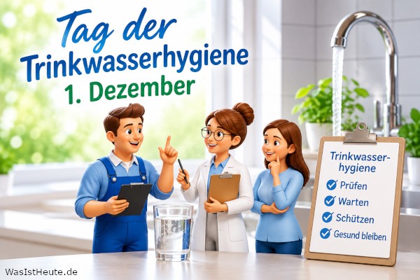 Tag der Trinkwasserhygiene ist am 1. Dezember: Sauberes Wasser und hygienische Leitungen
