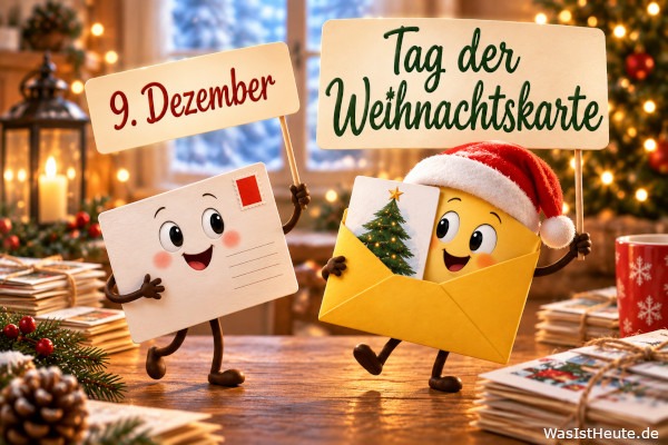 Tag der Weihnachtskarte ist am 9. Dezember: Tradition rund um festliche Grüße