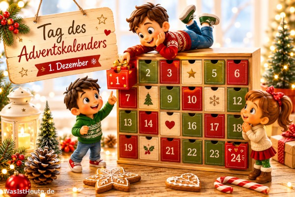 Tag des Adventskalenders ist am 1. Dezember: Beginn der vorweihnachtlichen Zeit