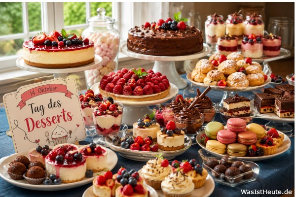 Tag des Desserts ist am 14. Oktober: Süße Speisen im Mittelpunkt