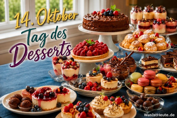 Tag des Desserts ist am 14. Oktober: Süße Speisen im Mittelpunkt