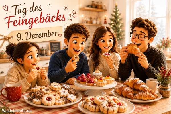 Tag des Feingebäcks ist am 9. Dezember: Süße Backwaren im Mittelpunkt