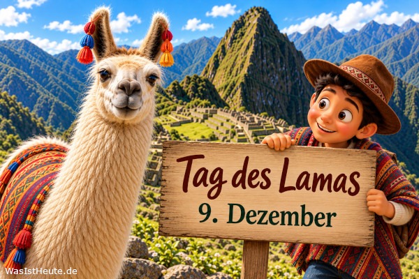 Tag des Lamas ist am 9. Dezember: Charmanter Ehrentag für Andentiere