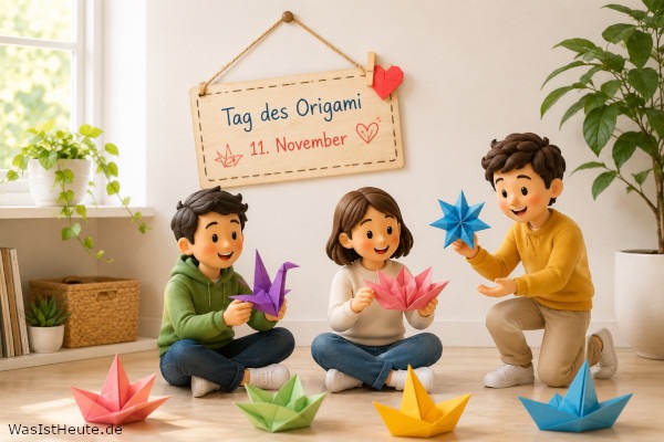 Tag des Origami ist am 11. November: Gefaltete Papierkunst aus Japan