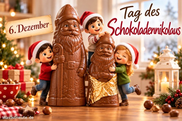 Tag des Schokoladennikolaus ist am 6. Dezember: Süße Figuren zum Nikolaustag