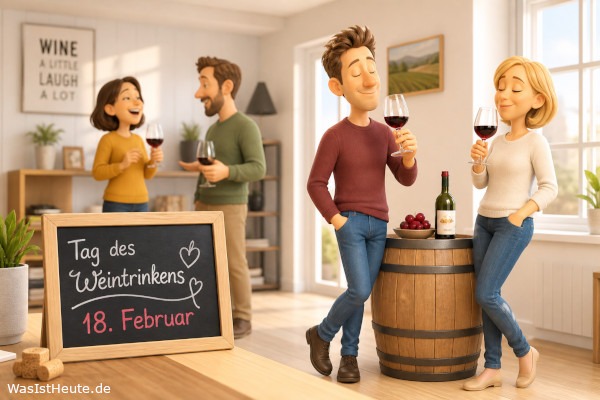 Tag des Weintrinkens ist am 18. Februar: Ein Tag rund um Genuss und Geselligkeit