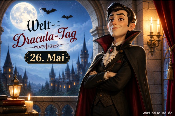 Welt-Dracula-Tag ist am 26. Mai: Erinnerung an den berühmten Vampirgrafen