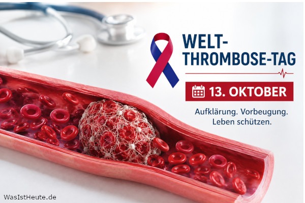 Welt-Thrombose-Tag ist am 13. Oktober: Aufklärung über Gefäßverschlüsse