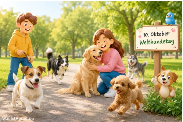 Welthundetag ist am 10. Oktober: Würdigung der Hunde weltweit