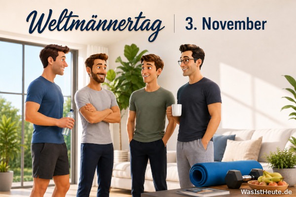 Weltmännertag ist am 3. November: Tag für Männergesundheit und Rollenbilder