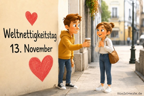 Weltnettigkeitstag ist am 13. November: Freundlichkeit im Mittelpunkt
