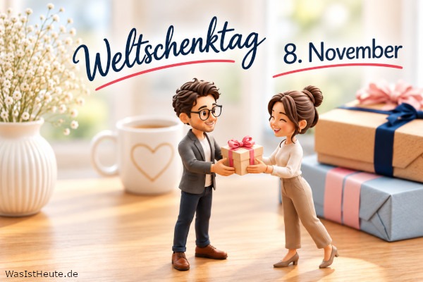 Weltschenktag ist am 8. November: Kleine Gaben mit großer Wirkung
