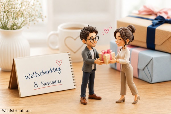 Weltschenktag ist am 8. November: Kleine Gaben mit großer Wirkung