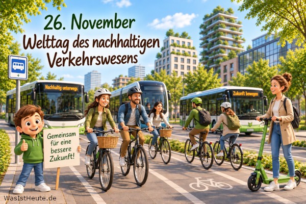 Welttag des nachhaltigen Verkehrswesens ist am 26. November: Globale Mobilität im Wandel
