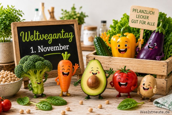 Weltvegantag ist am 1. November: Pflanzliche Lebensweise im Mittelpunkt