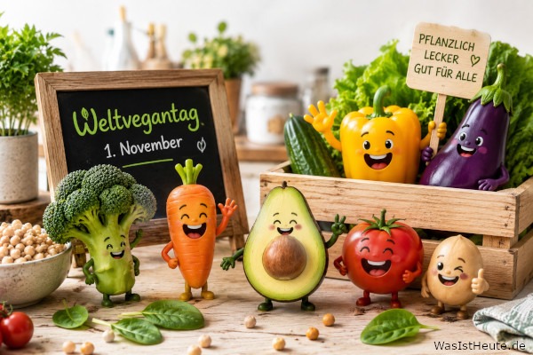 Weltvegantag ist am 1. November: Pflanzliche Lebensweise im Mittelpunkt