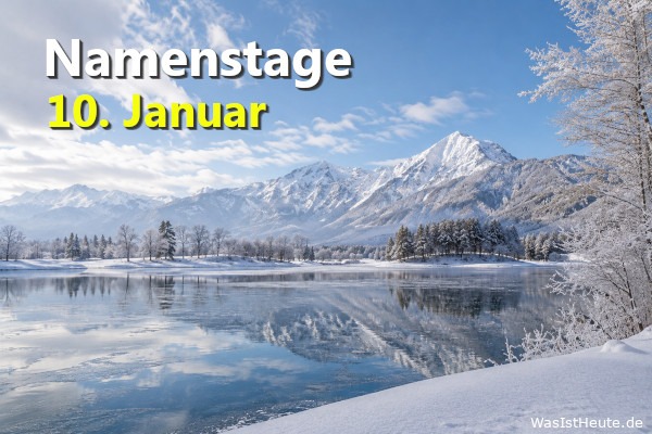 Namenstage am 10. Januar: An diesem Tag wird Gregor, Leonie, Paul, Paulus, Wilhelm gefeiert