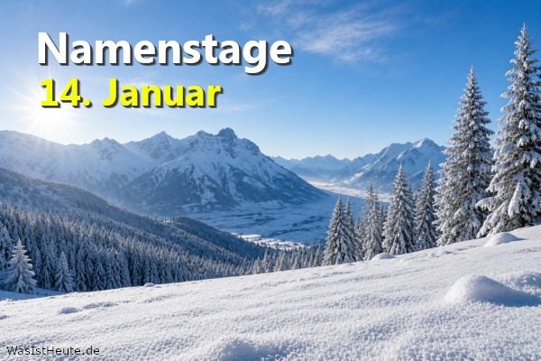 Namenstage am 14. Januar: An diesem Tag wird Felice, Felicia, Felician, Felicianus, Feliciano, Felicius, Felicitas, Felix, Felizitas gefeiert