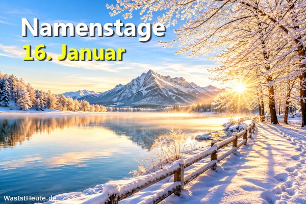 Namenstage am 16. Januar: An diesem Tag wird Berard, Honorat, Marcellus, Priscilla, Tasso, Theobald, Tilman gefeiert