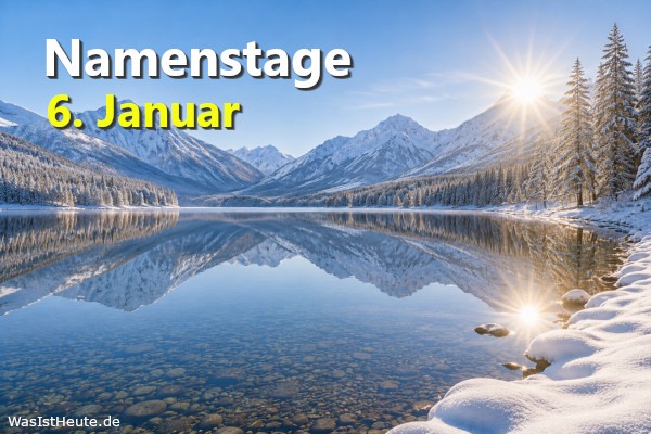 Namenstage am 6. Januar: An diesem Tag wird Balthasar, Caspar, Erminold, Gertrud, Kaspar, Makarius, Melchior, Pia, Wiltrud gefeiert