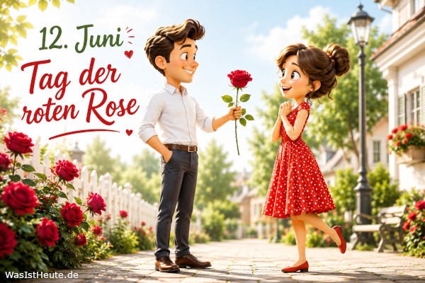 Tag der roten Rose ist am 12. Juni: Symbol für Liebe, Wertschätzung und Verbundenheit