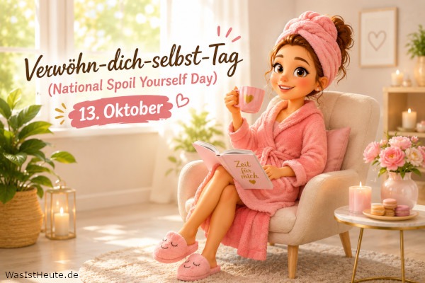 Verwöhn-dich-selbst-Tag (National Spoil Yourself Day) ist am 13. Oktober: Zeit für kleine Freuden