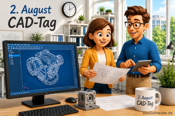 CAD-Tag ist am 2. August: Computergestützte Konstruktion im Mittelpunkt