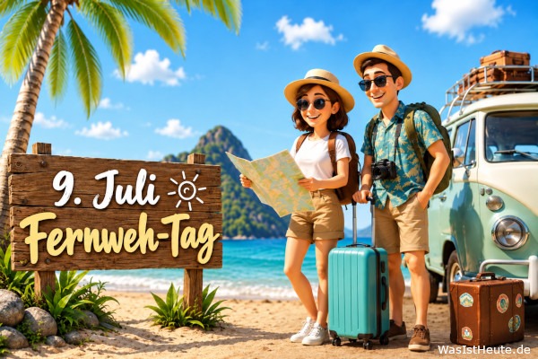 Fernweh-Tag ist am 9. Juli: Lust auf ferne Reiseziele und neue Eindrücke