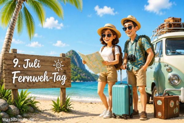 Fernweh-Tag ist am 9. Juli: Lust auf ferne Reiseziele und neue Eindrücke