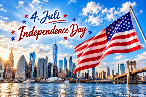 Independence Day ist am 4. Juli: Nationalfeiertag zur Erinnerung an die Unabhängigkeit der USA