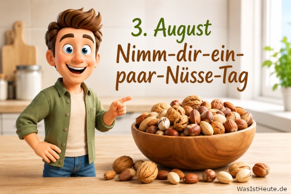 Nimm-dir-ein-paar-Nüsse-Tag ist am 3. August: Knackiger Ehrentag für Nüsse