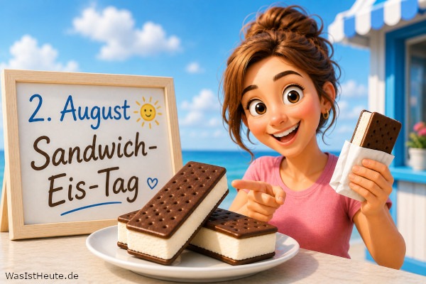 Sandwich-Eis-Tag ist am 2. August: Kalte Süßigkeit mit langer Tradition