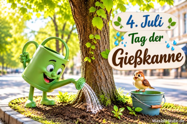 Tag der Gießkanne ist am 4. Juli: Gemeinsam Stadtbäume mit Wasser versorgen
