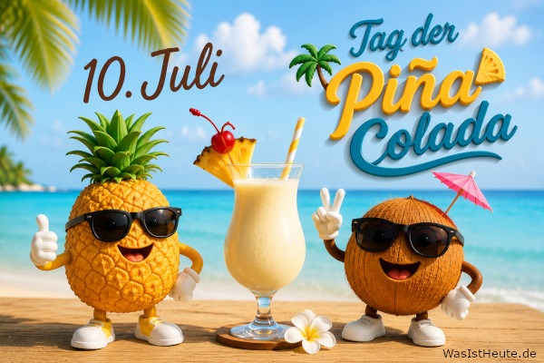 Tag der Piña Colada ist am 10. Juli: Beliebter Ehrentag des tropischen Cocktails