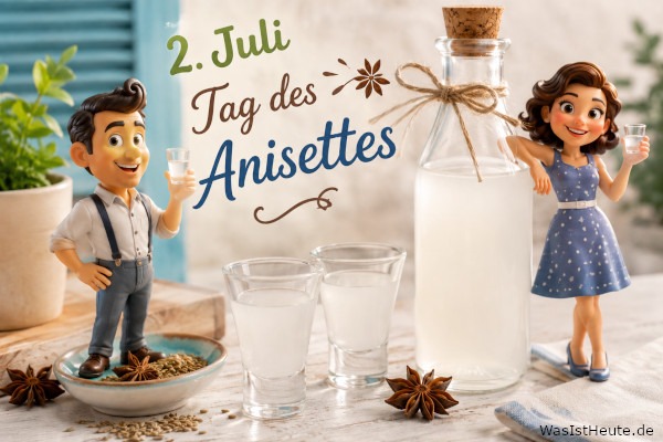 Tag des Anisettes ist am 2. Juli: Würdigung des traditionsreichen Anislikörs