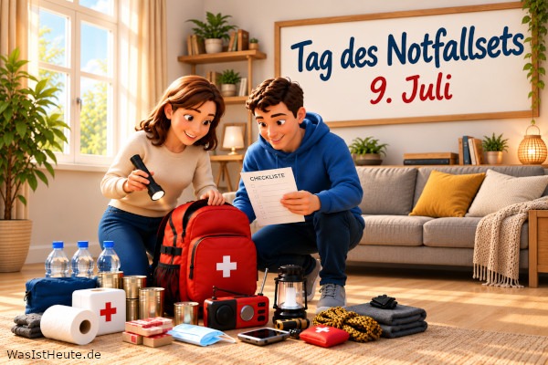 Tag des Notfallsets ist am 9. Juli: Für bessere Vorbereitung in Ausnahmesituationen