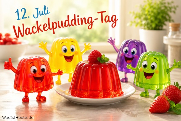 Wackelpudding-Tag ist am 12. Juli: Bunter Genuss mit langer Tradition
