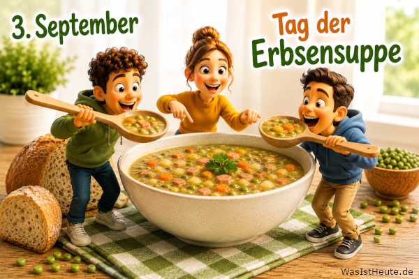 Der Tag der Erbsensuppe ist am 3. September: Ein deutscher Suppentag