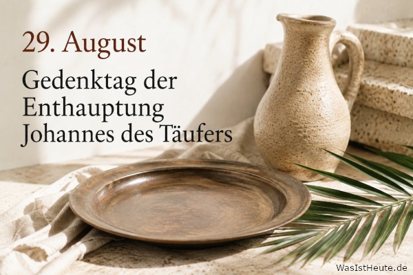 Gedenktag der Enthauptung Johannes des Täufers ist am 29. August: Christlicher Gedenktag
